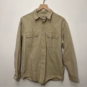 LL bean button down top